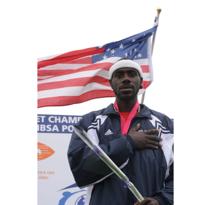 Quebec 2003 IBSA World Championships - Athlete in Action