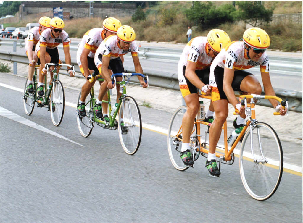 Foto ciclismo tandem