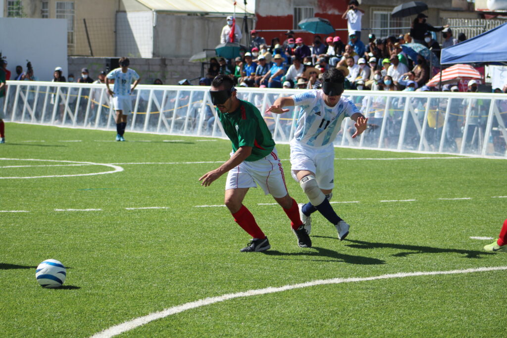 Blind Football: First tie in the World Grand Prix between Mexico and Argentina