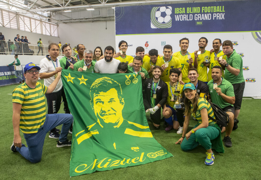 Brazil won the 2023 IBSA Blind Football World Grand Prix