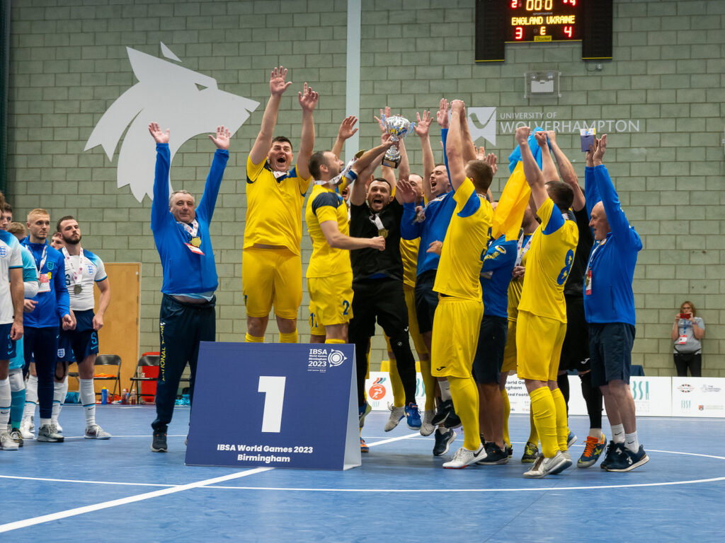 Ukraine wins the World Games in partially sighted football
