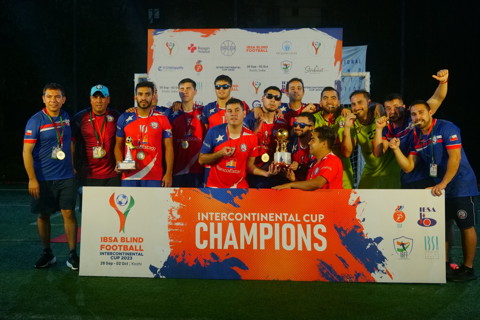 Fútbol para ciegos: Chile ganó su primera Copa Intercontinental