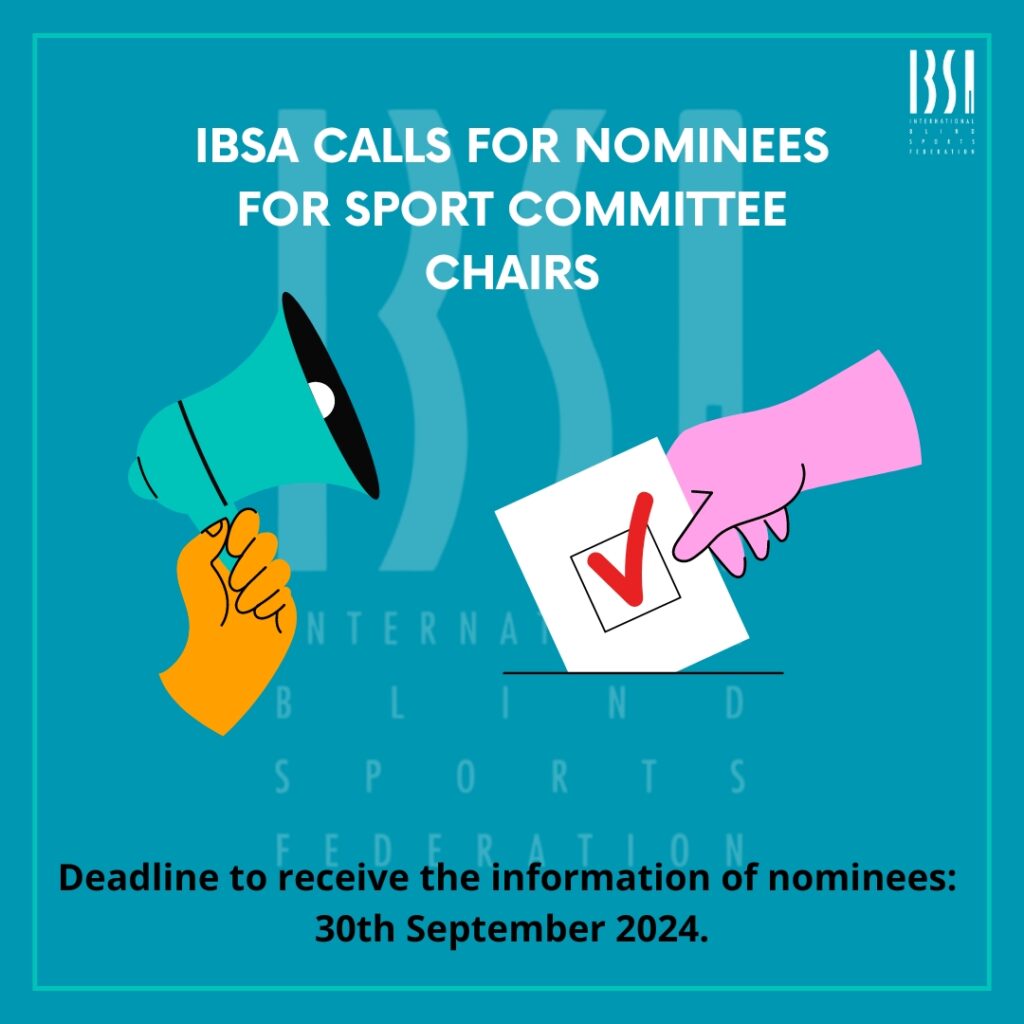 IBSA calls for nominees for Sport Committee Chairs